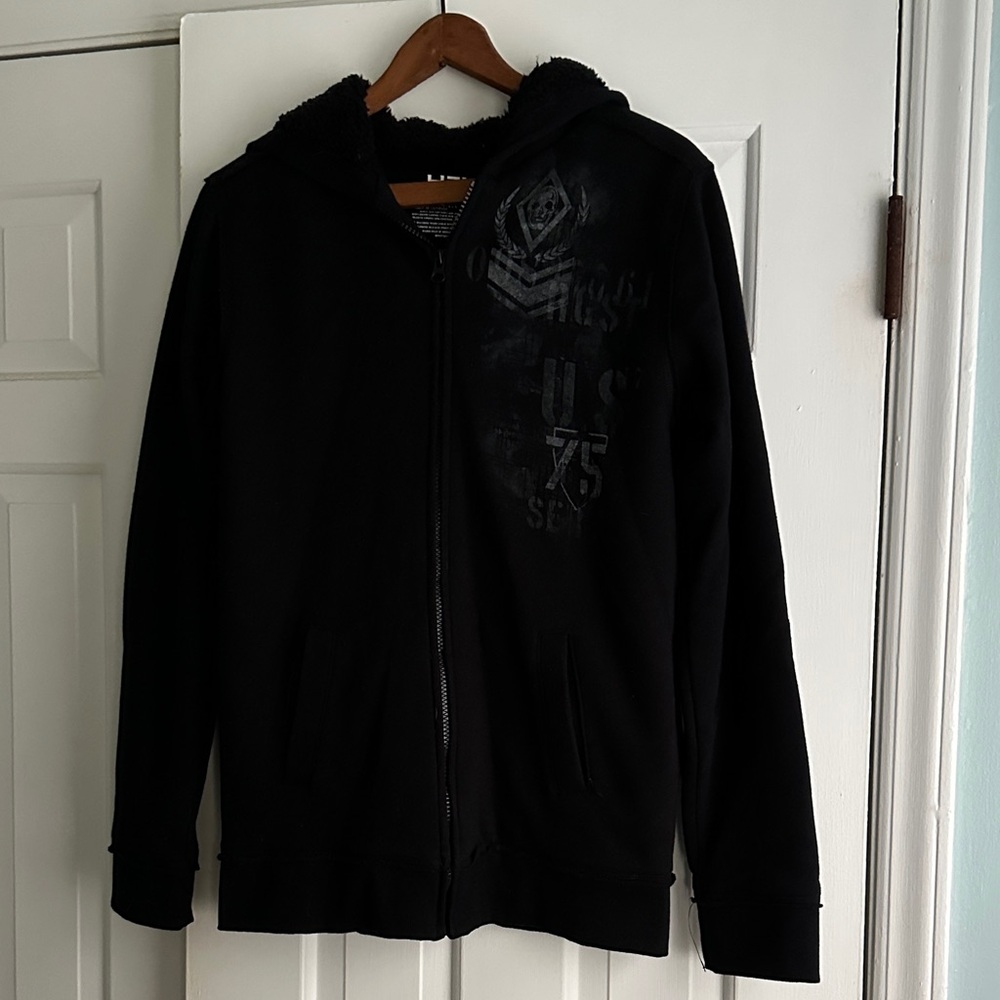 Helix Kids Black Graphic Hoodie